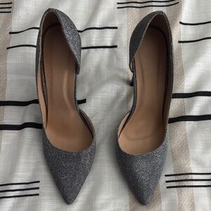 Charlotte Russe Glittery Black Heels